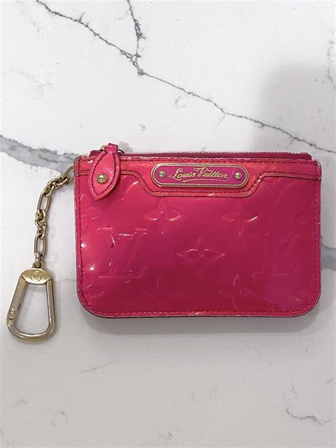 pink louis vuitton keychain wallet|knockoff louis vuitton key chain.